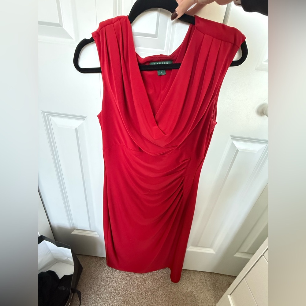 Ralph Lauren Vibrant Red Mini Dress